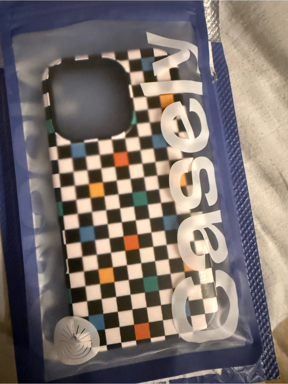 cover for iphone 16 pro / Old Skool | Retro Checkerboard Case